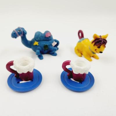 VINTAGE RESIN RAGGEDY ANN TEA SET