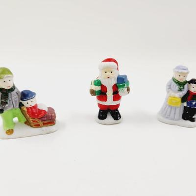 CUTE CERAMIC CHRISTMAS FIGURINES