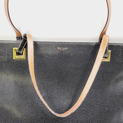 BEAUTIFUL BLACK LEATHER KAT SPADE BAG MADE IN ITALY