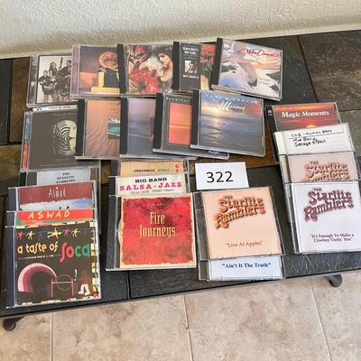 Lot of vintage Rock CDs.