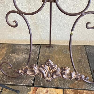 Lot of fancy Plate Stands