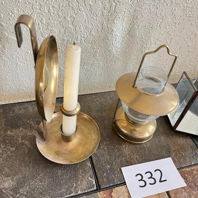 Lot of brass decor