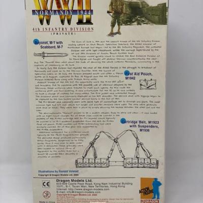 Scott - WWII Normandy 1944 4th Infantry Division DRAGON 12" Figurine