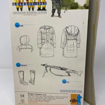 Otto - WWII Kharkob 1943 Grenadier Machine Gunner DRAGON 12" Figurine