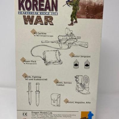Sam - Korean War Heartbreak Ridge 1951 Scout-Sniper DRAGON 12" Figurine