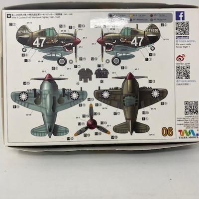 WWII Curtiss P-40 Warhawk Tiger Model No.06