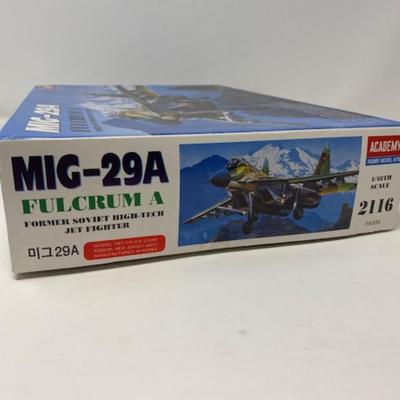 MIG-29A Academy Model Fulcrum A Former Soviet High Tech Jet Fighter 1/48th Scale