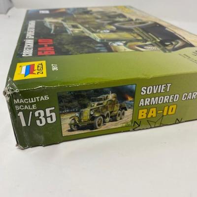BA-10 Soviet Armored Car Zvezda Model 1/35