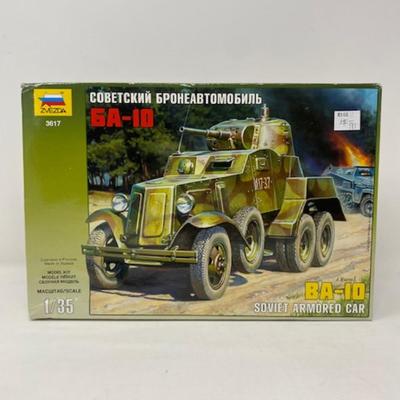 BA-10 Soviet Armored Car Zvezda Model 1/35