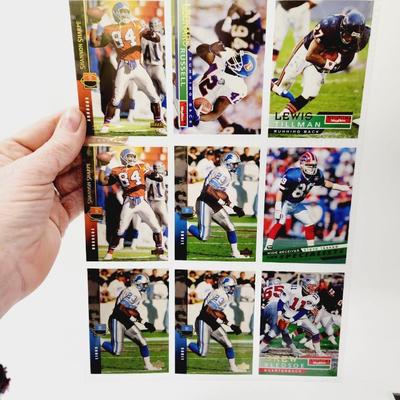 219 COLLECTABLE FOOTBALL CARDS IN PROTECTIVE SLEEVES