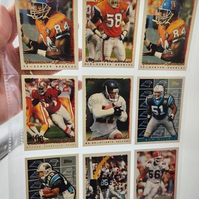 219 COLLECTABLE FOOTBALL CARDS IN PROTECTIVE SLEEVES