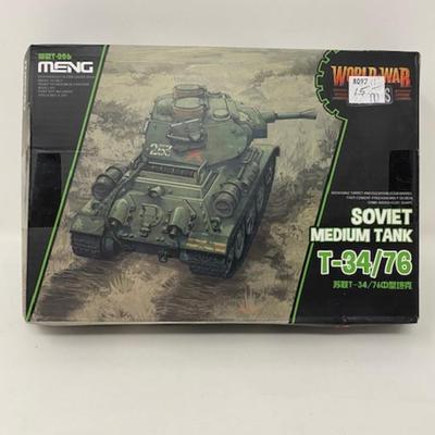 Soviet Medium Tank T-34/76 WWT-006 Meng Tank Model
