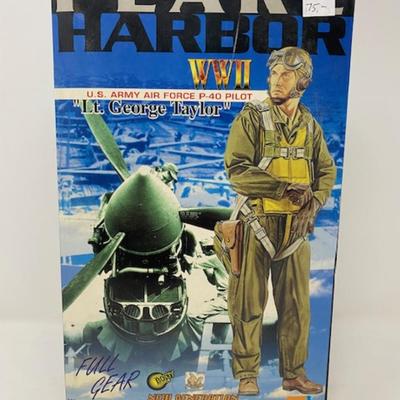Lt George Taylor Pearl Harbor WWI U.S. Army Air Force P-40 PIlot DRAGON 12" Figurine