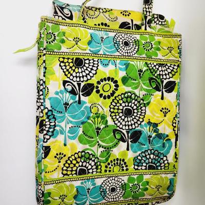 VERA BRADLEY GREEN PAISLEY LAP TOP BAG