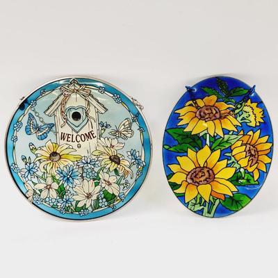 COLLECTION OF SUNFLOWER SUN CATCHERS