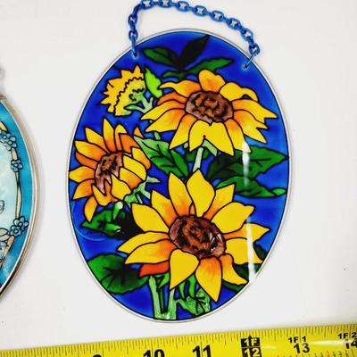 COLLECTION OF SUNFLOWER SUN CATCHERS