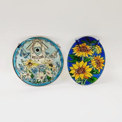 COLLECTION OF SUNFLOWER SUN CATCHERS