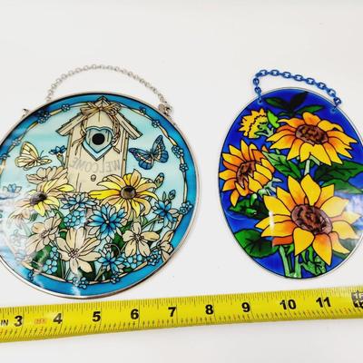 COLLECTION OF SUNFLOWER SUN CATCHERS