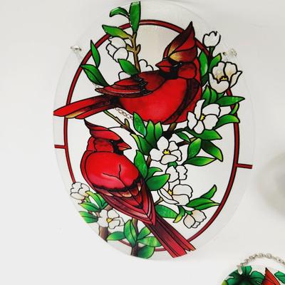 BEAUTIFUL CARDINAL COLLECTION OF SUN CATCHERS