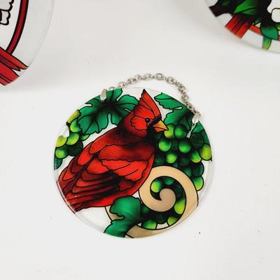 BEAUTIFUL CARDINAL COLLECTION OF SUN CATCHERS