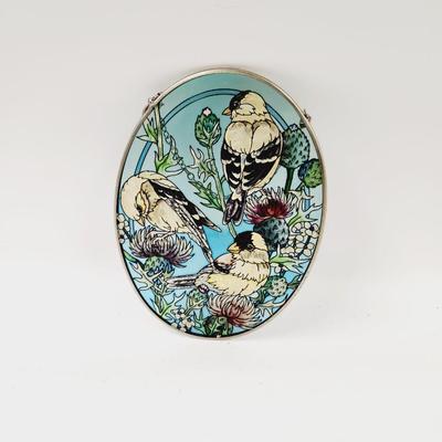 SPARROW GLASS SUN CATCHER