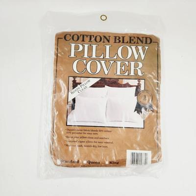 NEW VINTAGE COTTON BLEND STANDARD SIZE PILLOW COVER