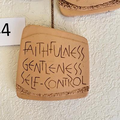 Clay Religeous wall hanging