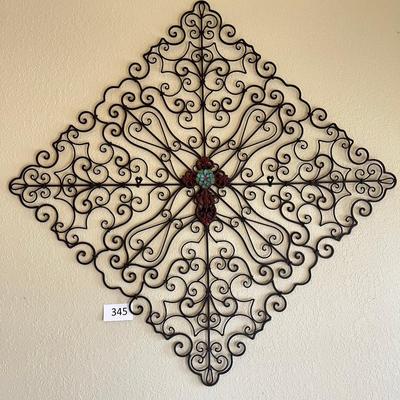 Massive Wrought Iron Wall hanging