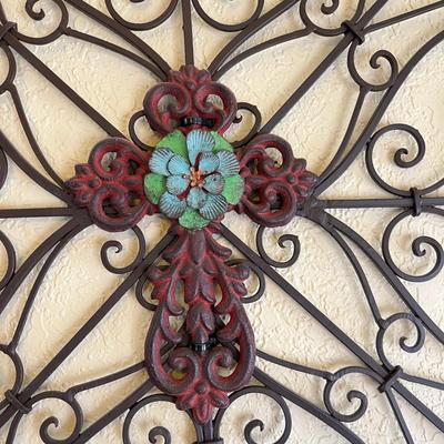 Massive Wrought Iron Wall hanging