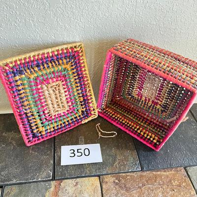 Mexican basket weave box