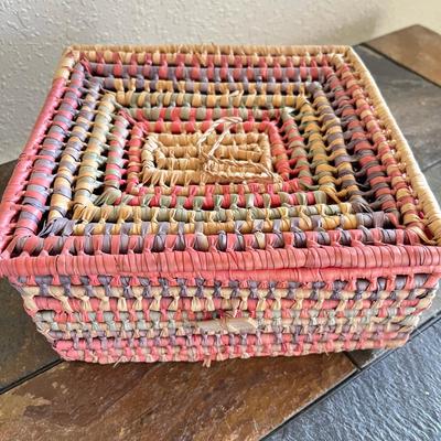 Mexican basket weave box