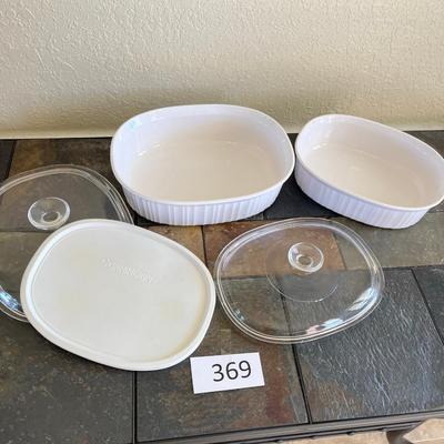 Lot of Corningware Oval Bakers