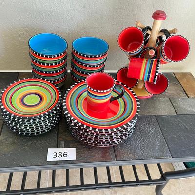 Pueblo Springs by Elite Dinnerware grouping