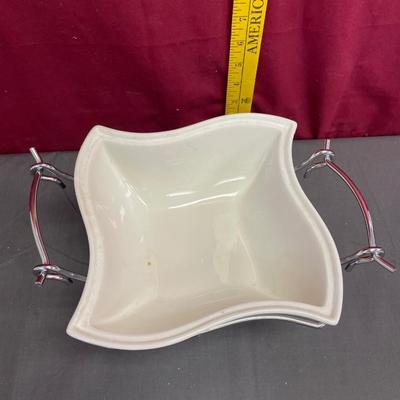 Serving dish with candle to keep your food warm