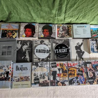 Great Collection of CD's: The Grass Roots, Bob Dylan, Woodstock Live, The Beatles