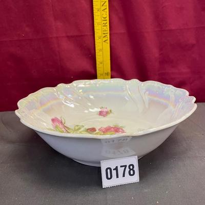 Vintage Bavaria rose bowl