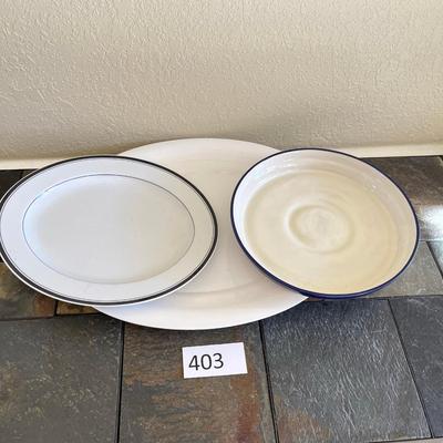 Lot of plates & platters