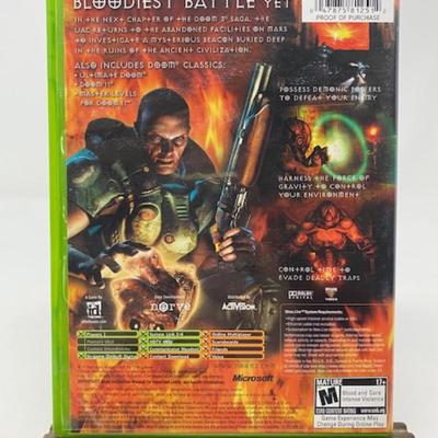 Xbox Doom 3 Game