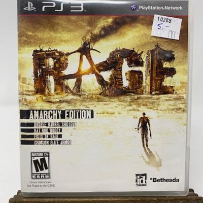 PS3 Rage Anarchy Edition Game