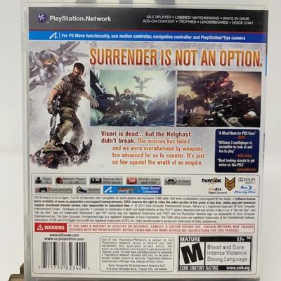 PS3 Killzone 3 Game