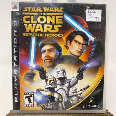 PS3 Star Wars The Clone Wars Republic Heroes Game
