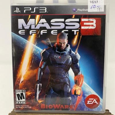 PS3 Mass 3 Effect Game
