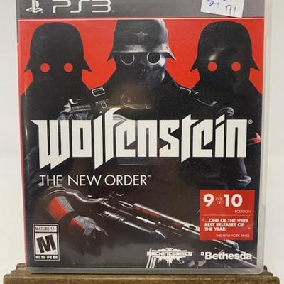PS3 Wolfenstein The New Order Game