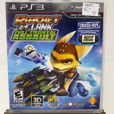 PS3 Ratchet Clank Full Frontal Assault Game