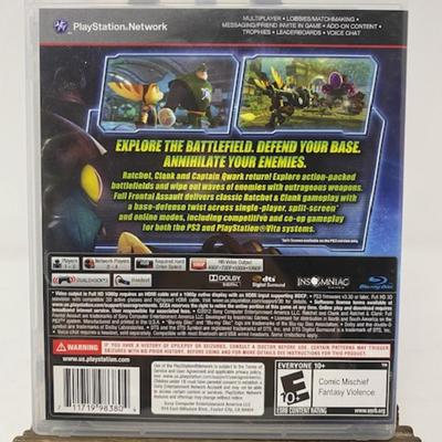 PS3 Ratchet Clank Full Frontal Assault Game