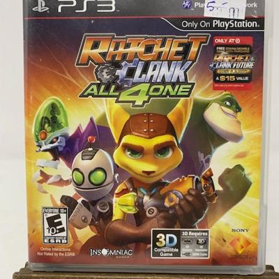 PS3 Ratchet Clank All 4One Game
