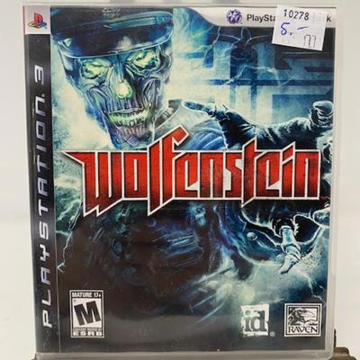 PS3 Wolfenstein Game
