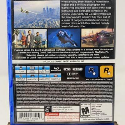 PS4 Grand Theft Auto Five Game