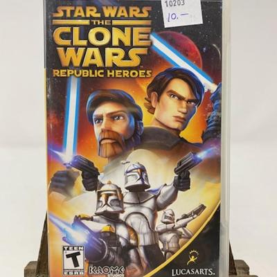 PSP Star Wars The Clone Wars Game