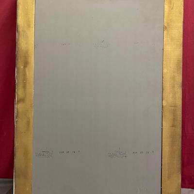 Vintage Mirror. 24â€x36â€